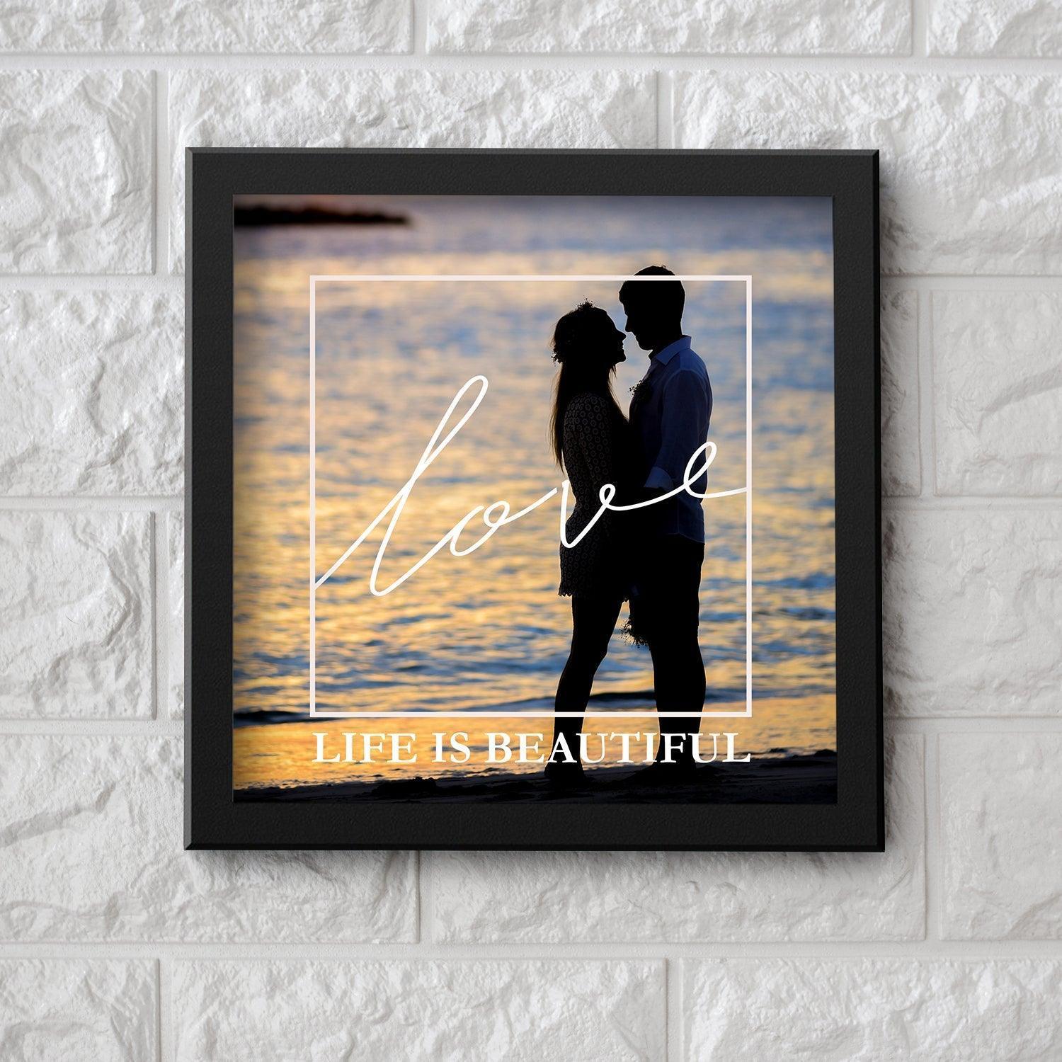 Beautiful Couple Love Personalised Frame - Gift Lift