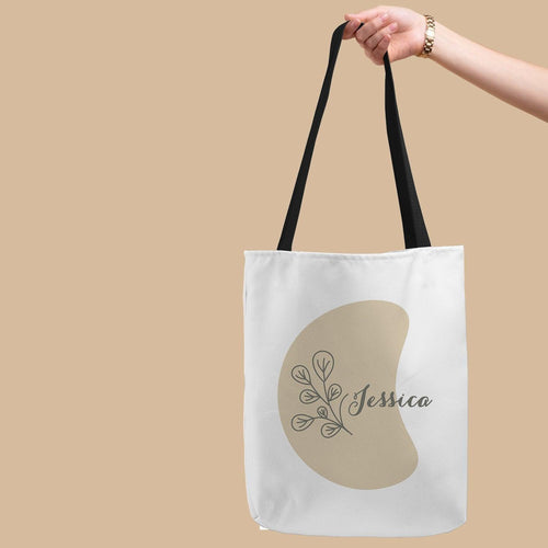 Beautiful Textile Customised Name Tote Bag - Gift Lift