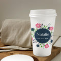 Best Mom Customised Trendy Floral Coffee Tumbler - Gift Lift