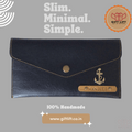 Black Button Purse