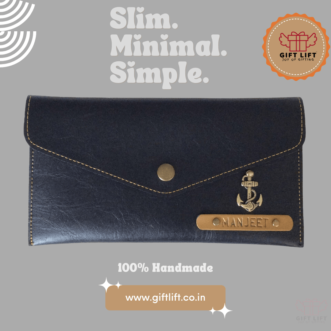 Black Button Purse