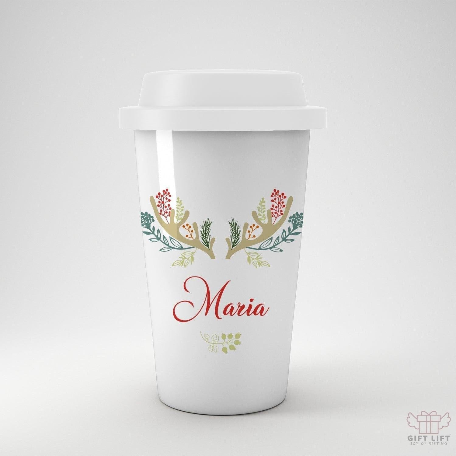 Christmas Gift Peronalised Coffee Tumbler