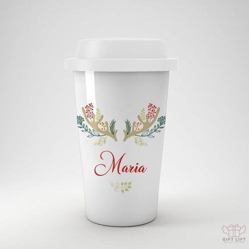 Christmas Gift Peronalised Coffee Tumbler