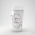 Couple Monogram Coffee Tumbler