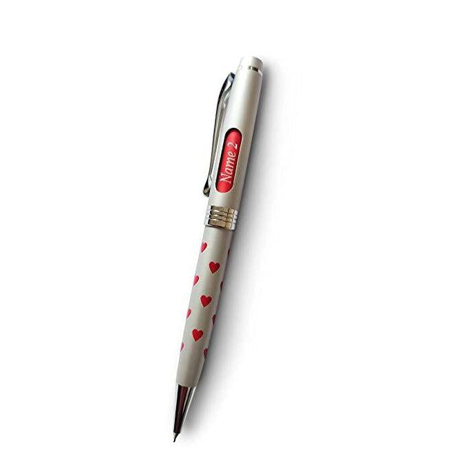 CrownLit Surprise Pen for Valentines, 2 Names on Pen - Gift Lift