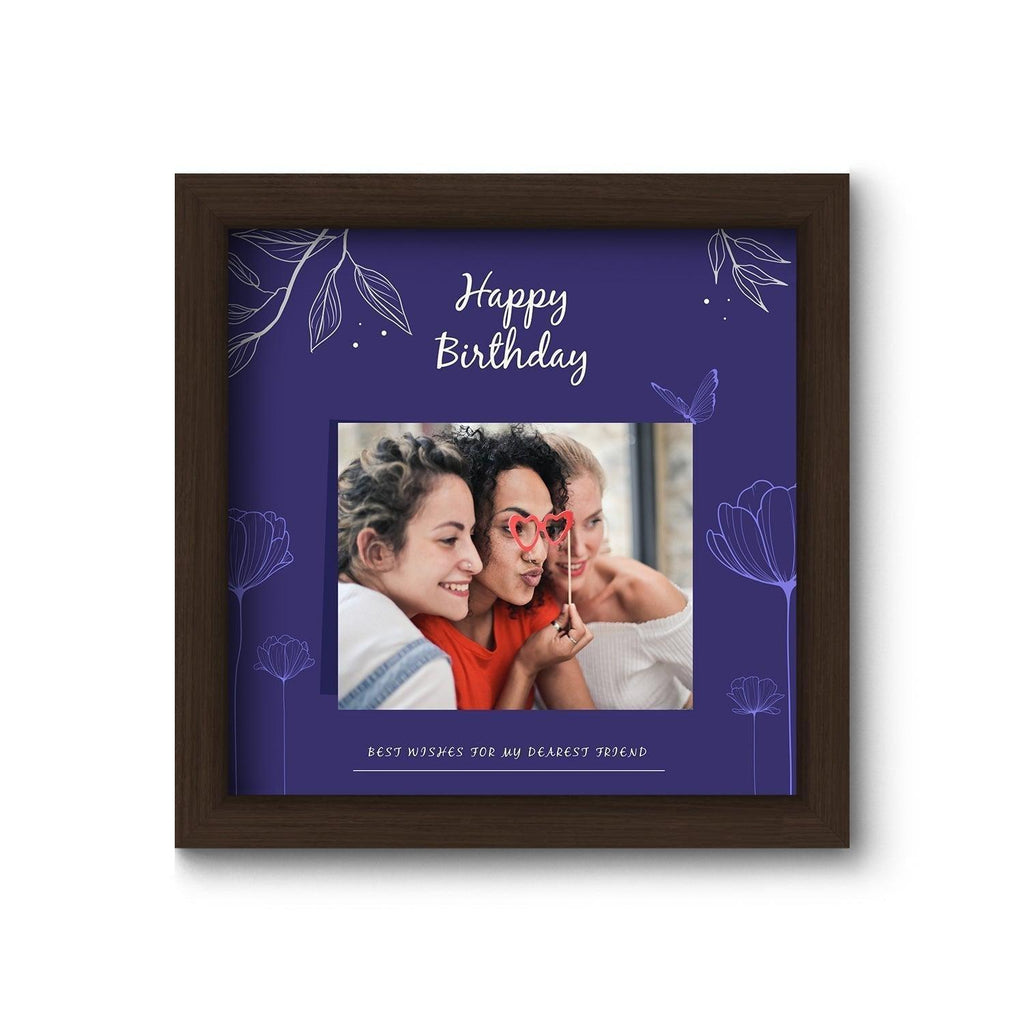 Custom Birthday Memories Photo With Wishes Personalized - Gift Lift