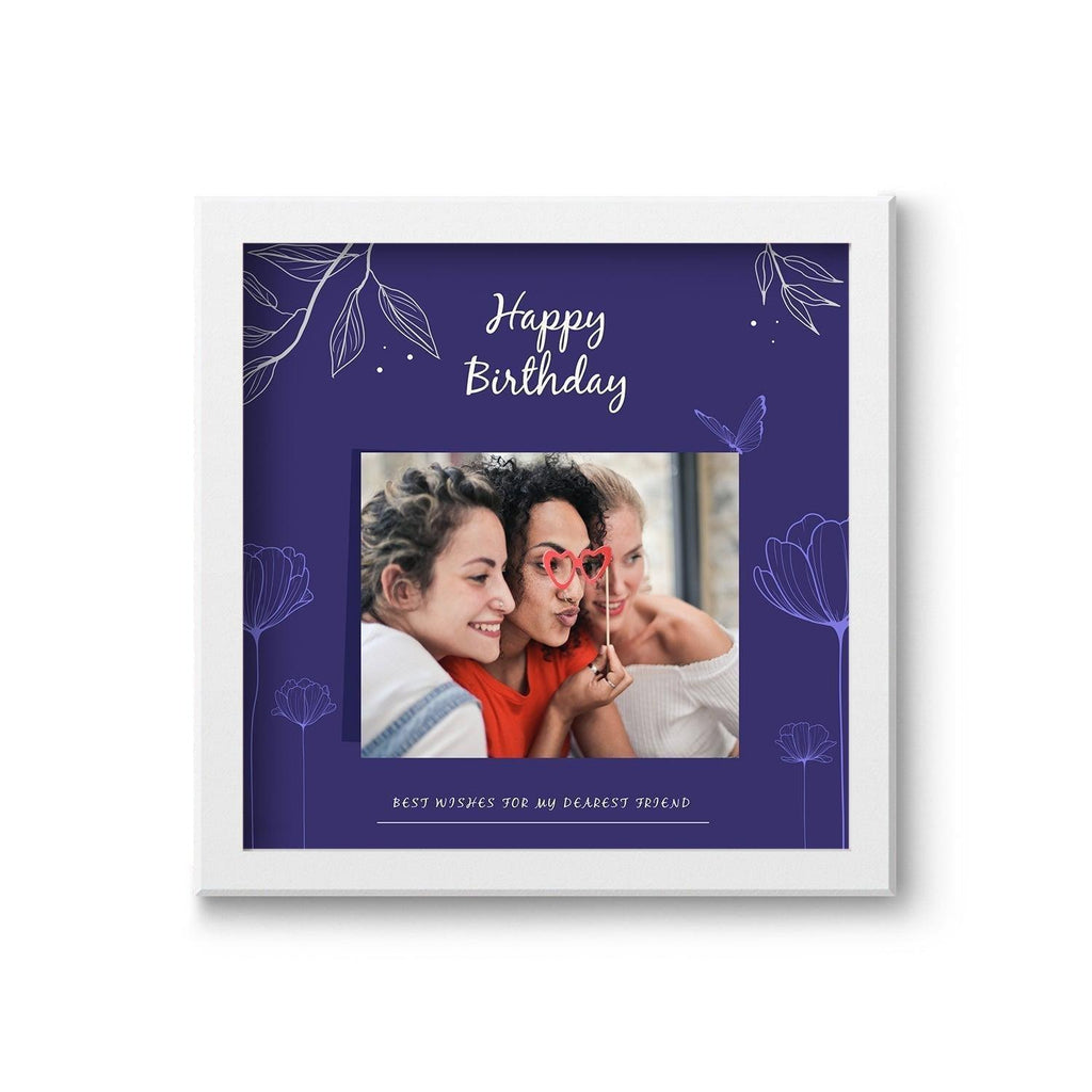 Custom Birthday Memories Photo With Wishes Personalized - Gift Lift