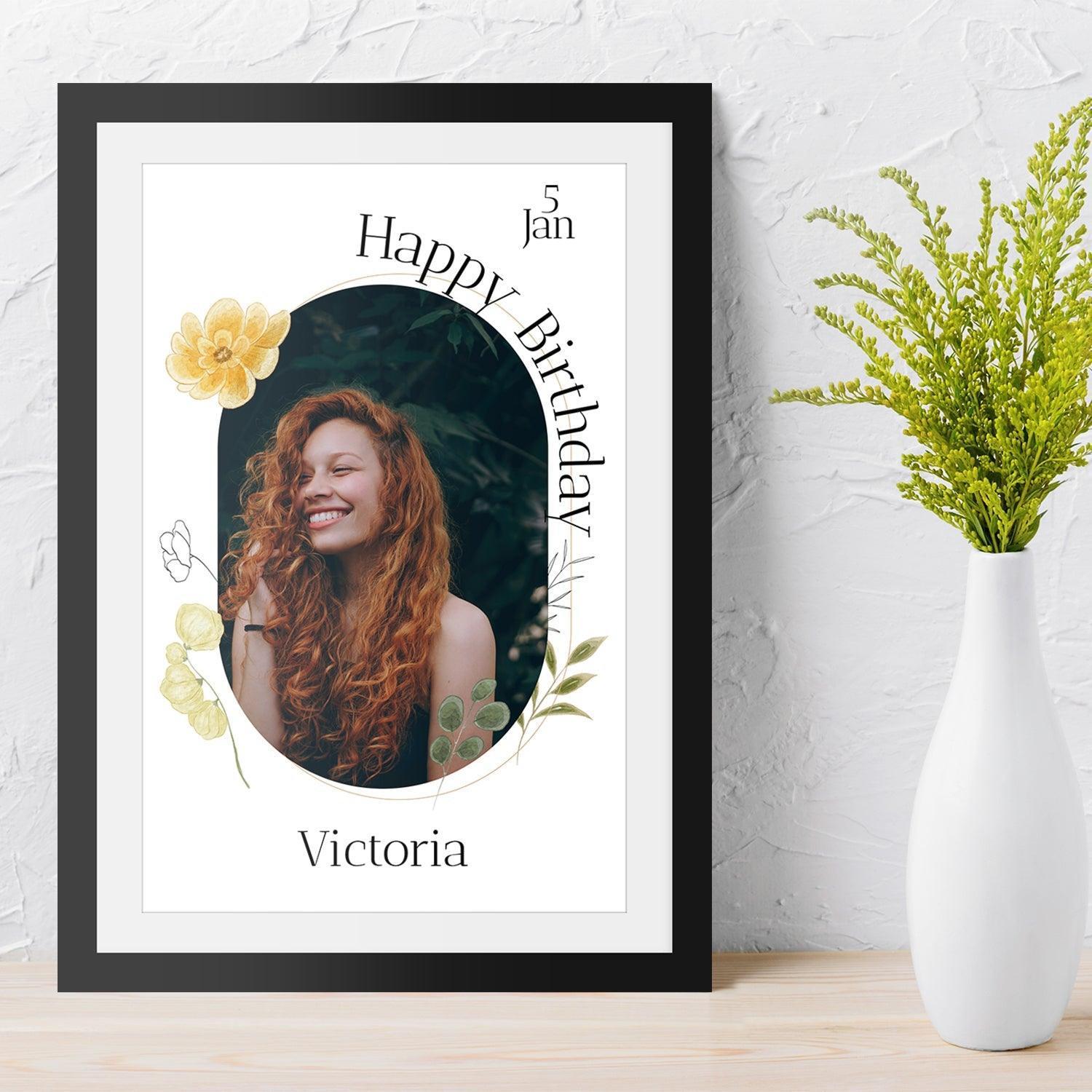 Custom Birthday Photo With Name Personalized - Gift Lift