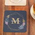Custom Classic Monogrammed Initial Coaster Set Of 2 - Gift Lift