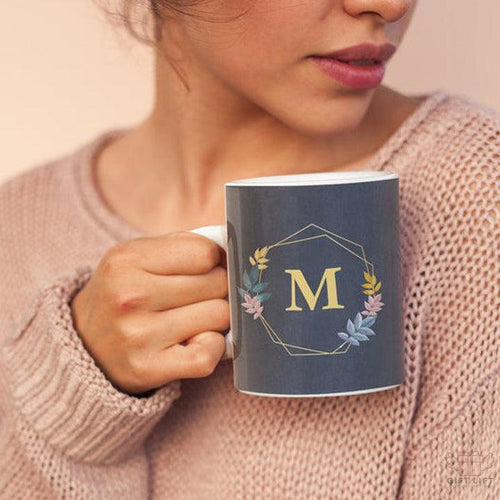 Custom Classic Monogrammed Initial Coffee Mug