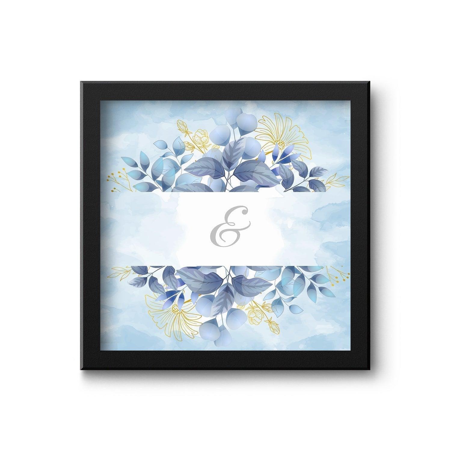 Custom Floral Couple Name Frame - Gift Lift