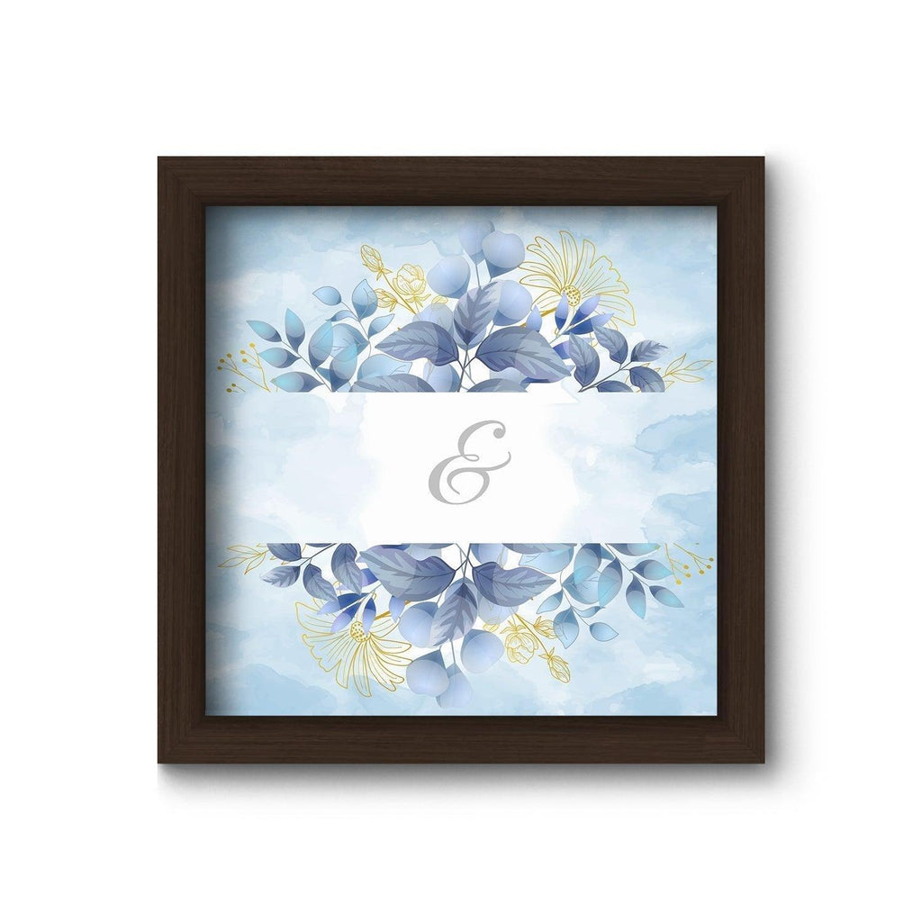 Custom Floral Couple Name Frame - Gift Lift