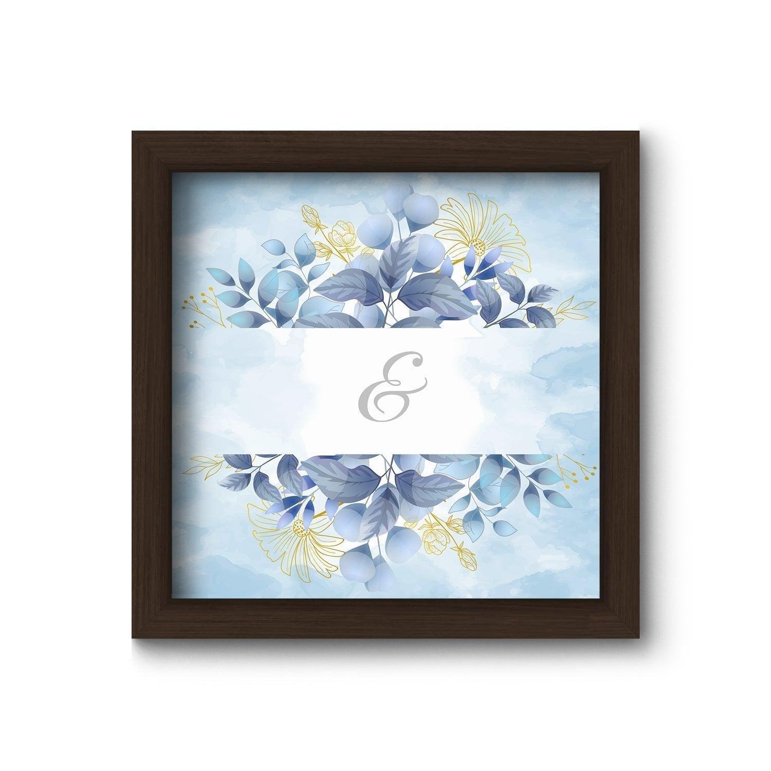 Custom Floral Couple Name Frame - Gift Lift