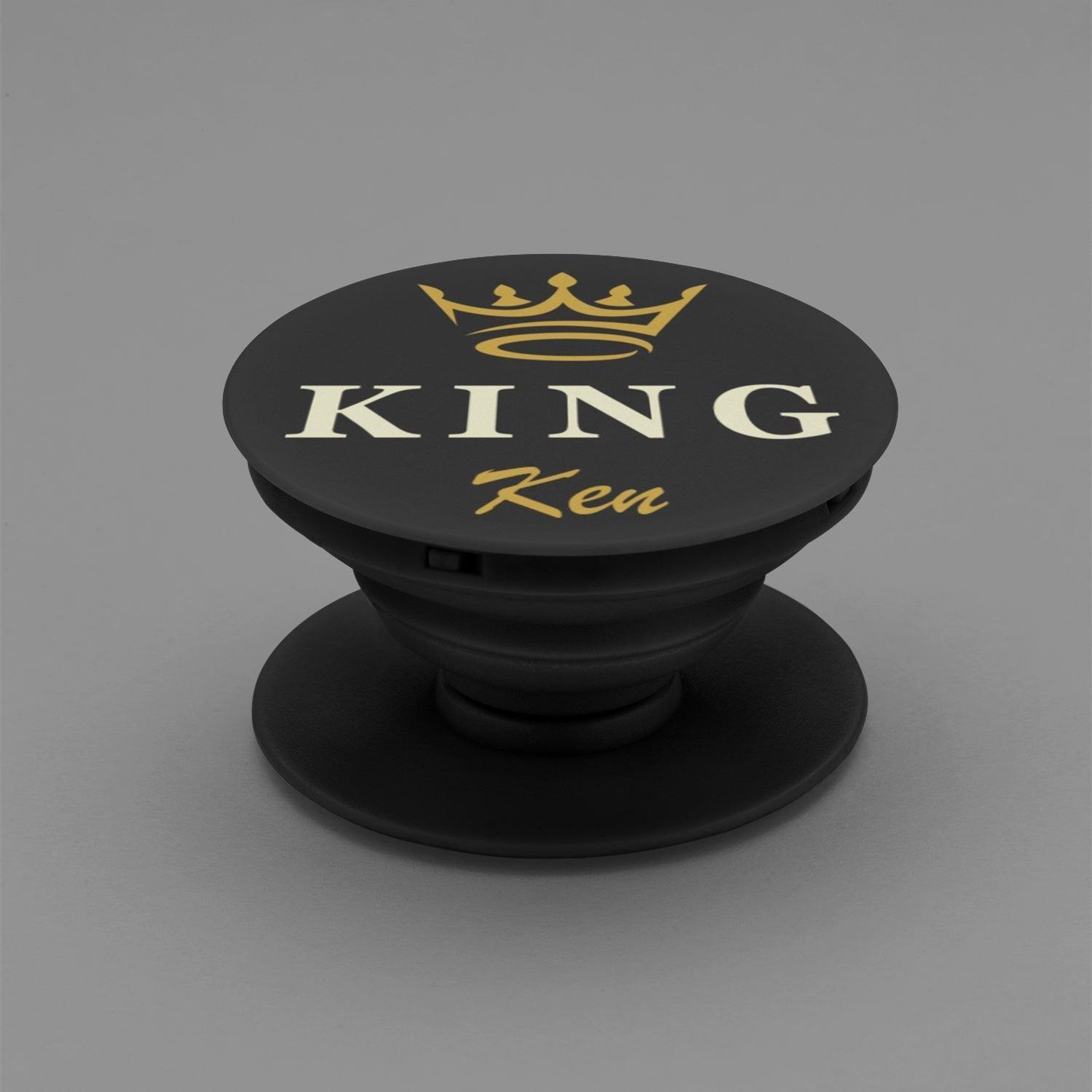 Custom King Crown Pop Grip - Gift Lift