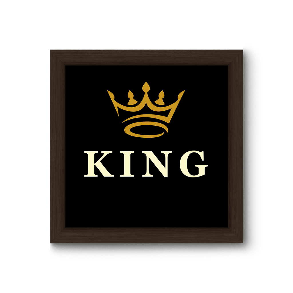 Custom King Crown With Name Frame - Gift Lift