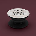 Custom Logo On Marble Background Pop Grip - Gift Lift