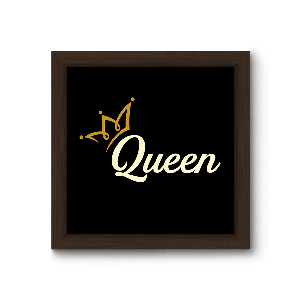 Custom Queen Crown With Name Frame - Gift Lift