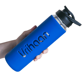 Customised Borosilicate Glass Bottle with Silicone Sleeve - Gift Lift