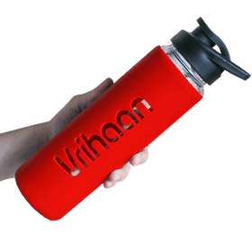 Customised Borosilicate Glass Bottle with Silicone Sleeve - Gift Lift