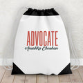 Customised Drawstring Bag for Advocates - Advocate Typo - Gift Lift