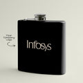 Customised Hip Flask With Company Logo - Gift Lift