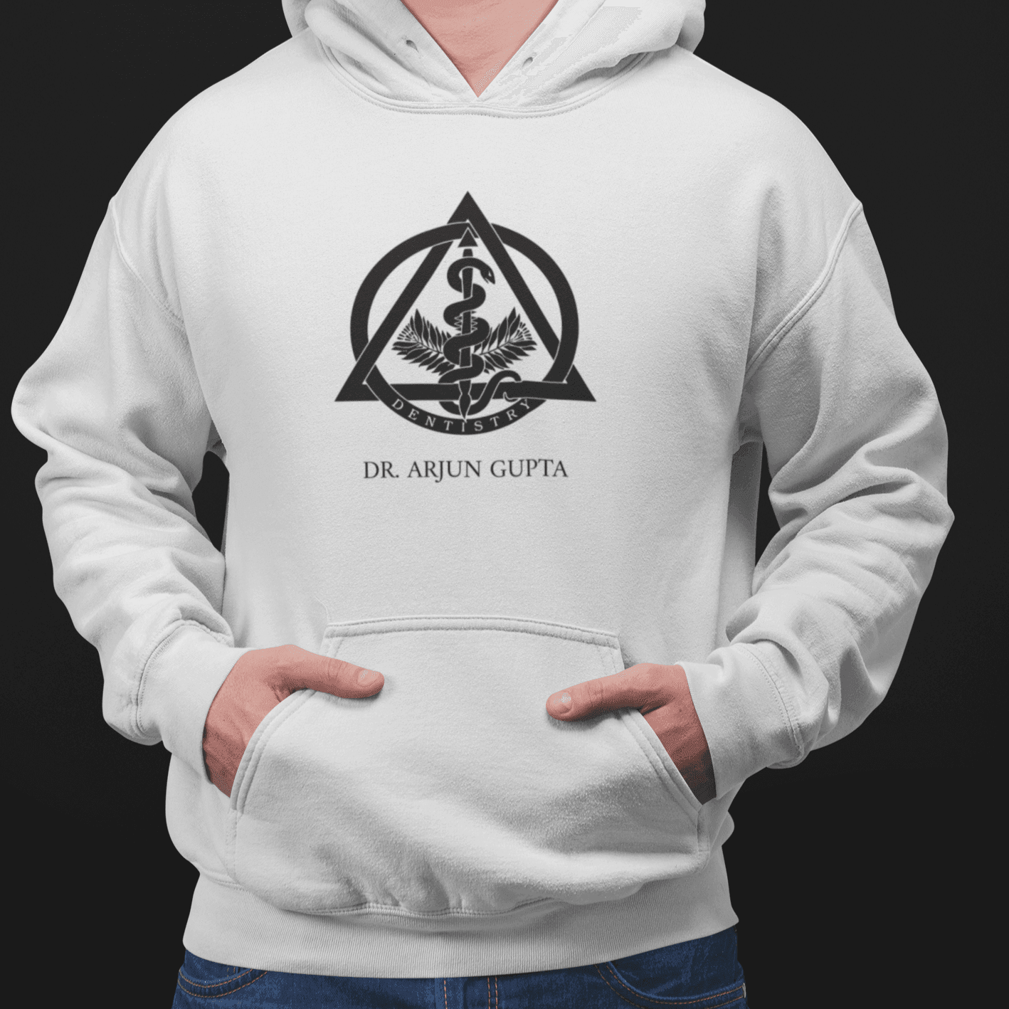 Customised Hoodie for Dentist | Logo Design and Name | Personalised Gift For Dentist - Gift Lift