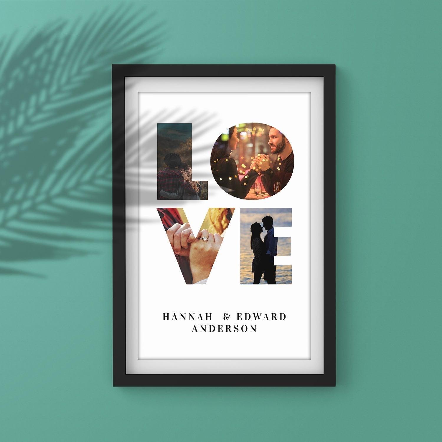 Customised Love Image Mask Frame - Gift Lift