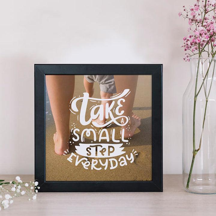 Customised Take Small Step Frame - Gift Lift
