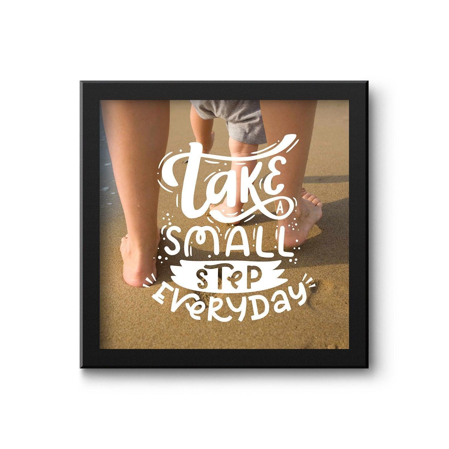 Customised Take Small Step Frame - Gift Lift
