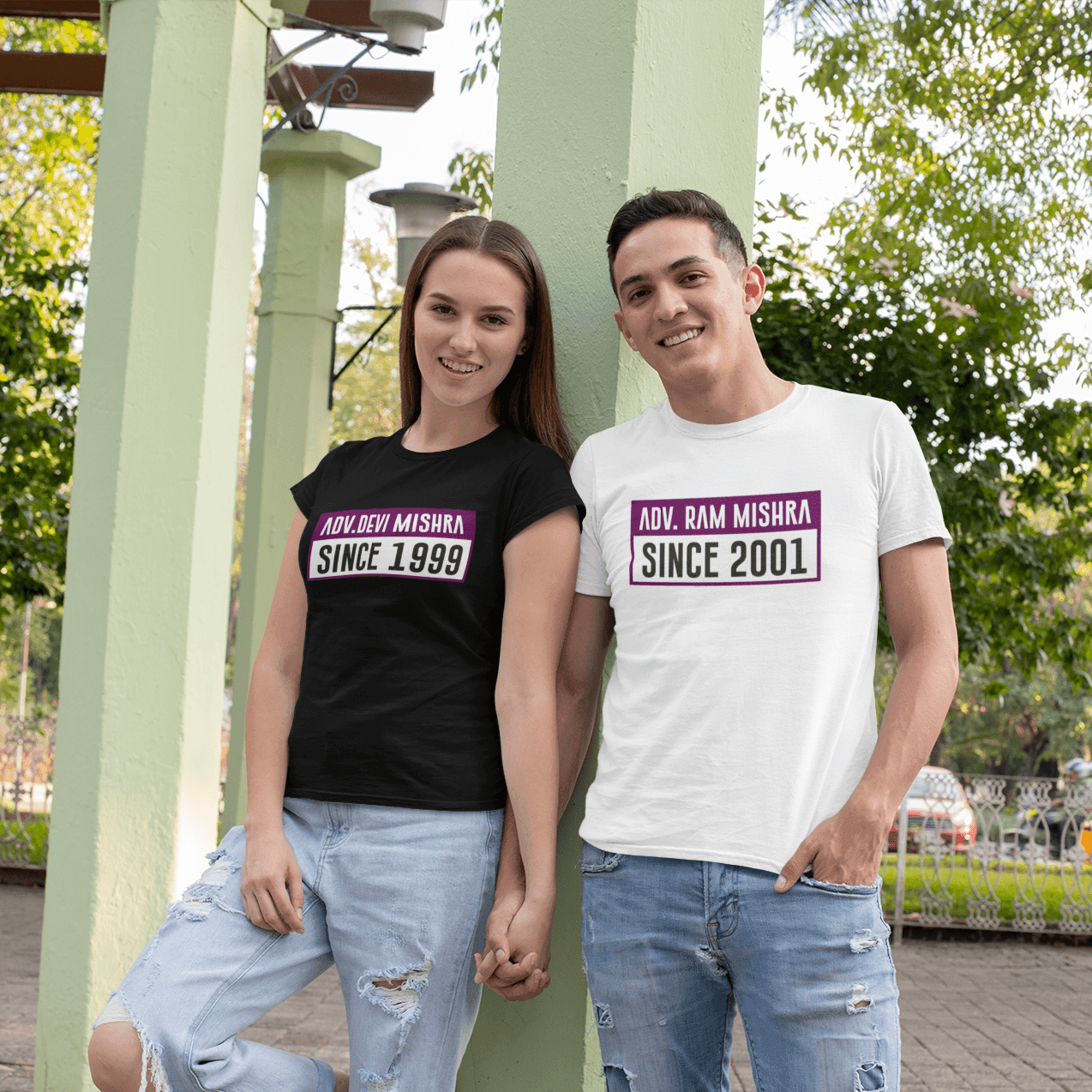 Customised TShirt for Advocates - Since Your Year - Gift Lift