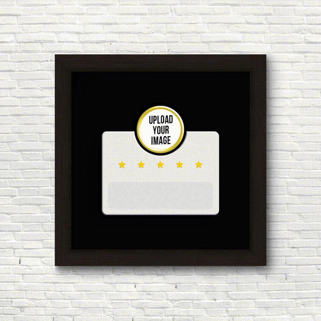 Customized 5 Star Trendy Art Frame - Gift Lift