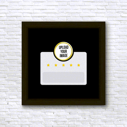 Customized 5 Star Trendy Art Frame - Gift Lift