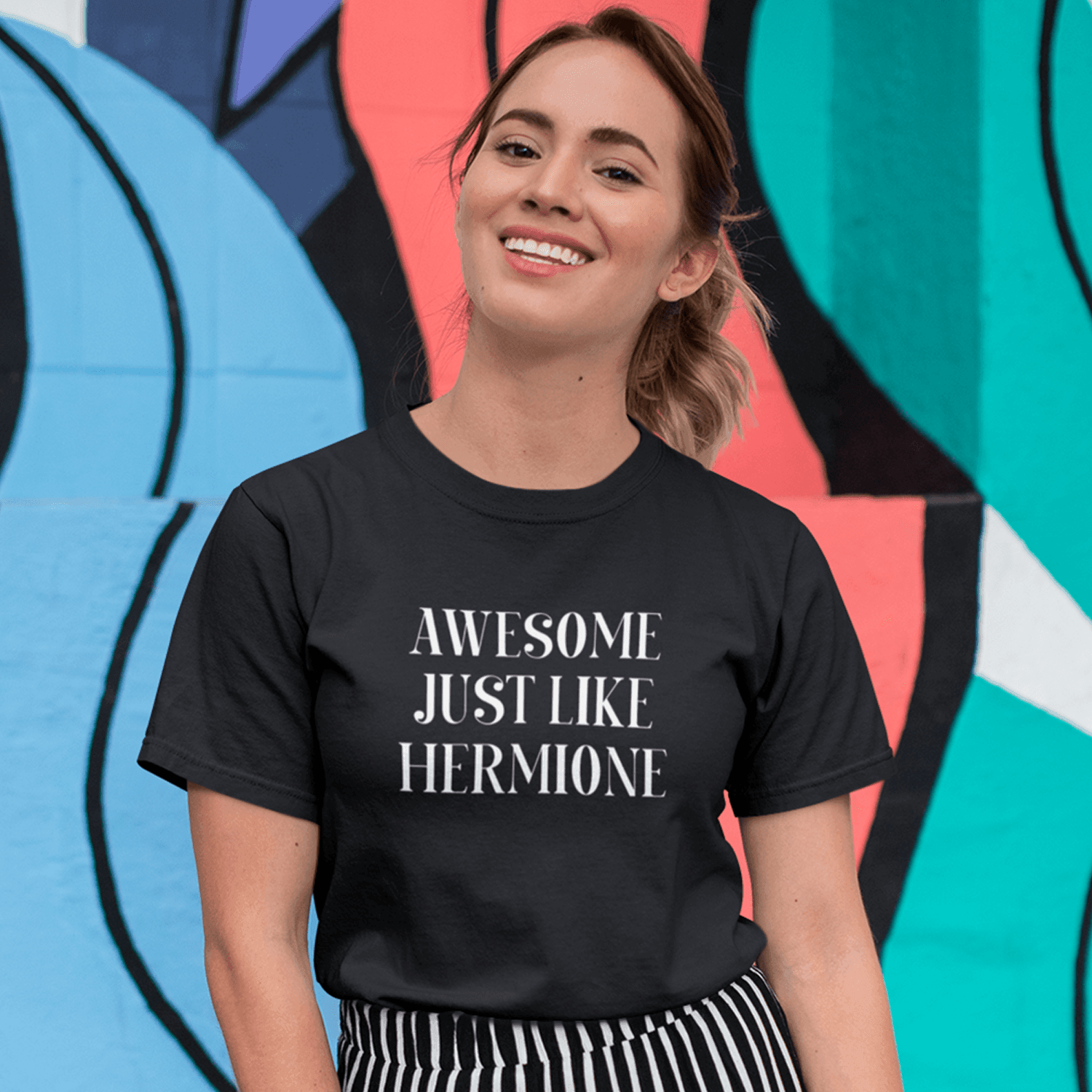 Customized Awesome Art Unisex Round Neck T-Shirt - Gift Lift