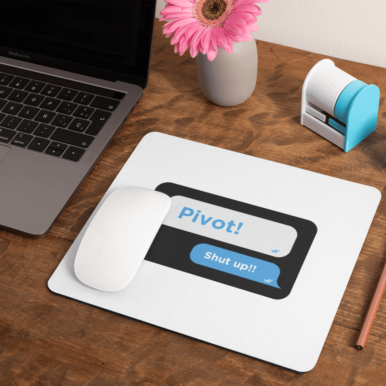 Customized Mouse Pad With Your Own Text on Chat Box - Gift Lift