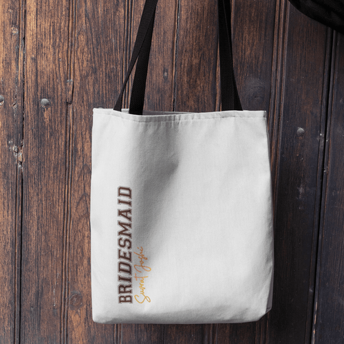 Customized Tote bag for Bridesmaid's | Bridesmaid with Personalised Name - Gift Lift