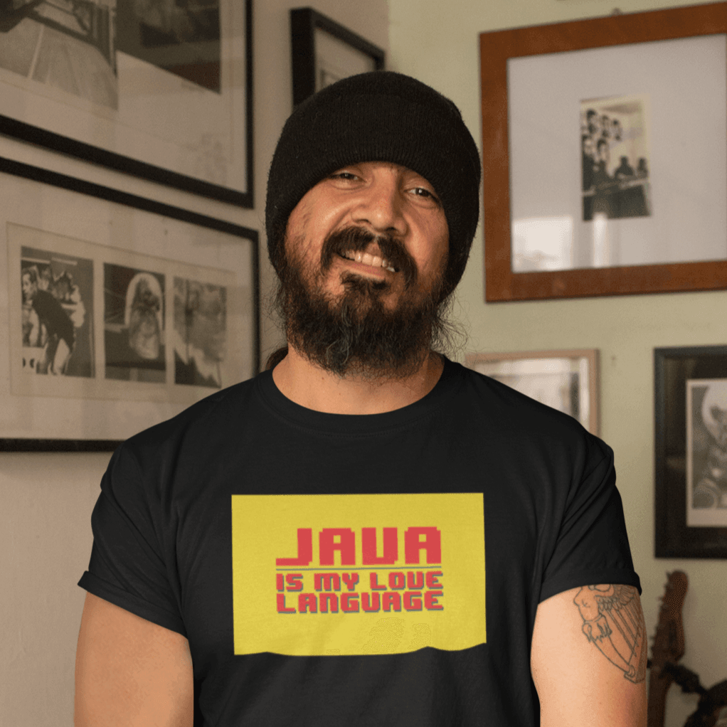 Customized Unisex T Shirt for Engineers - Java is my Love language - Gift Lift
