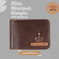 Dark Brown Money Clipper
