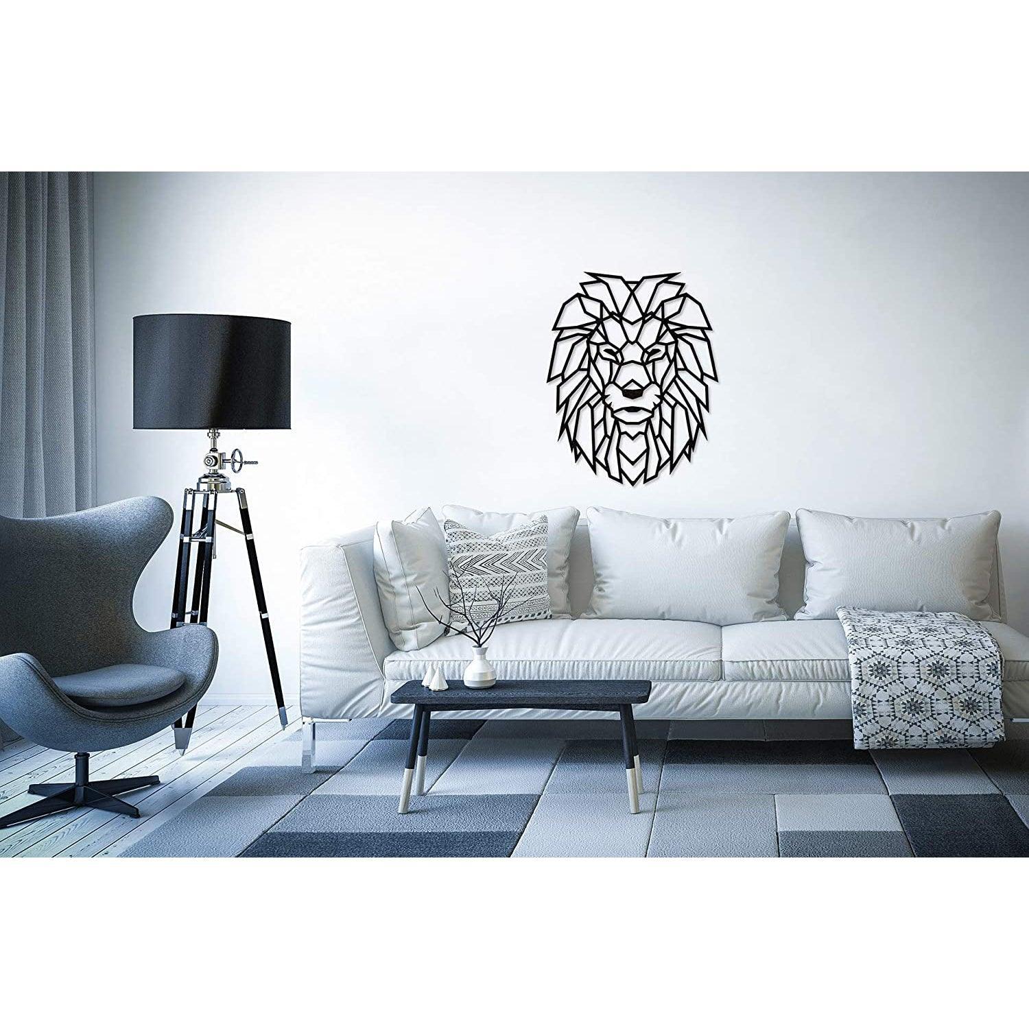 Decorative Wooden Lion 3D Wooden