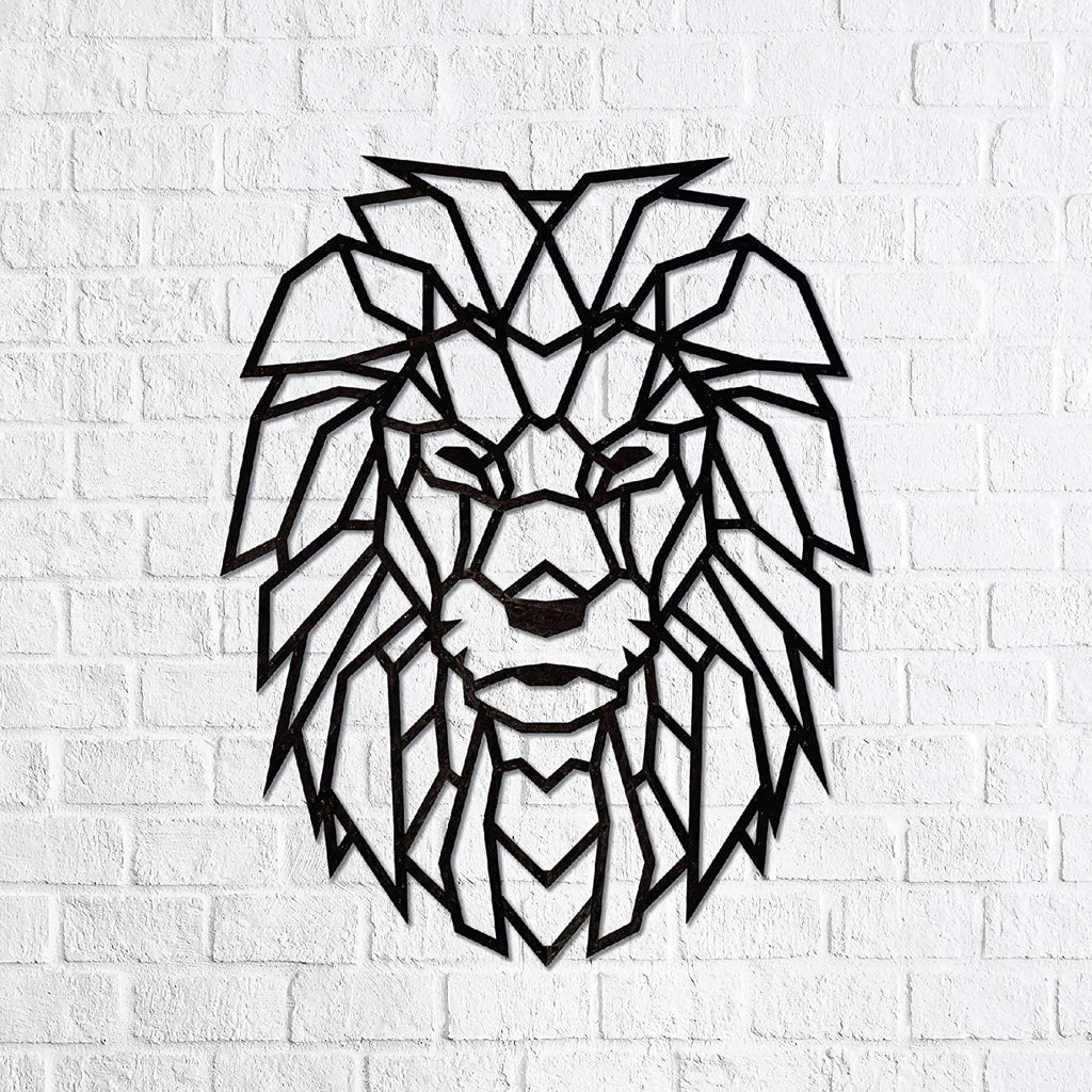 Decorative Wooden Lion 3D Wooden - Gift Lift