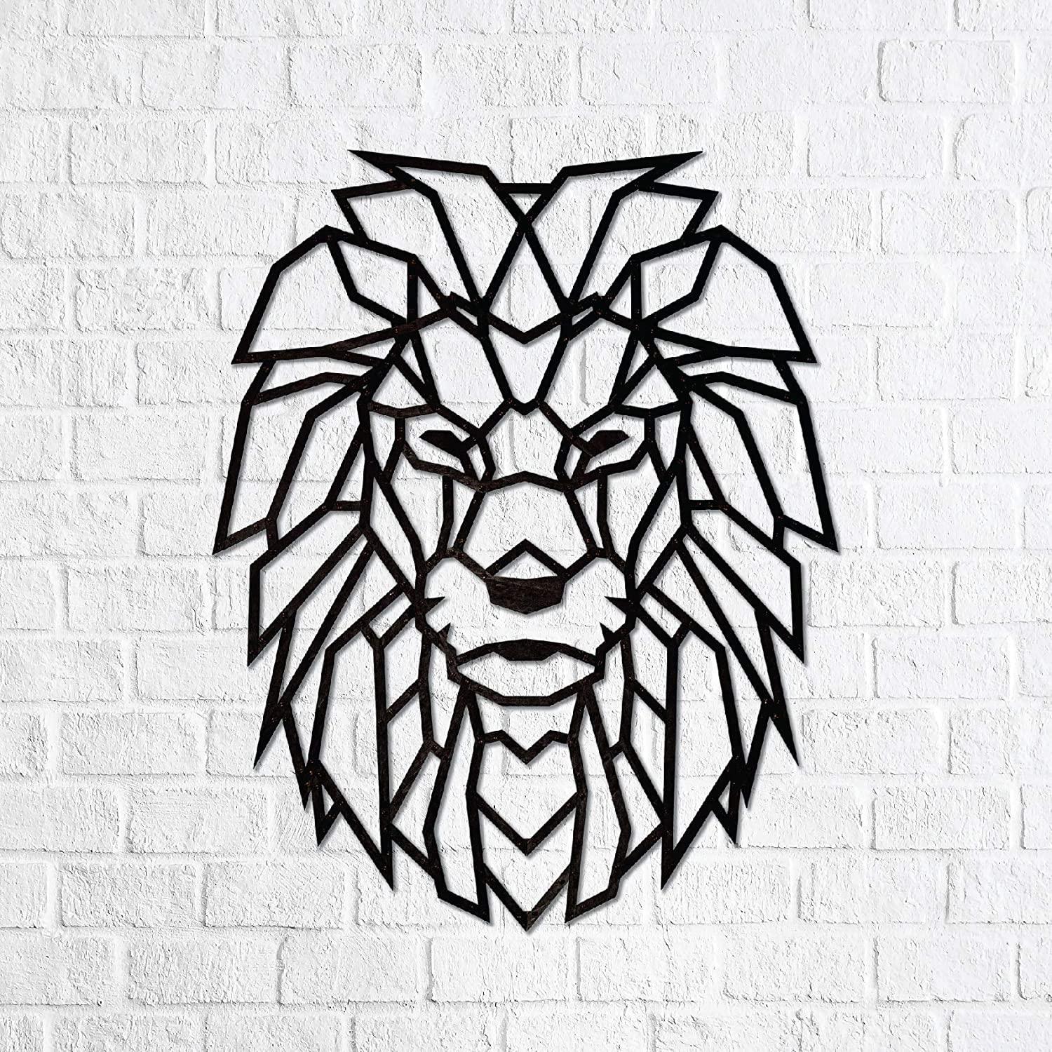 Decorative Wooden Lion 3D Wooden - Gift Lift