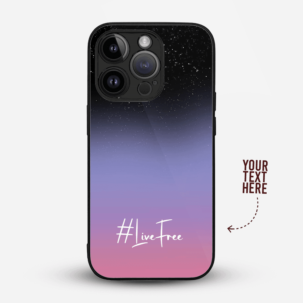 Premium Personalised IPhone Glass Back Case Cover - Saranghae Hand Sign - Gift Lift