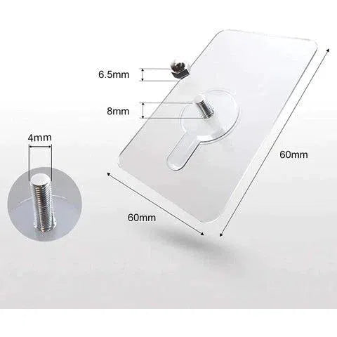 Drill Free Adhesive Hooks - Gift Lift