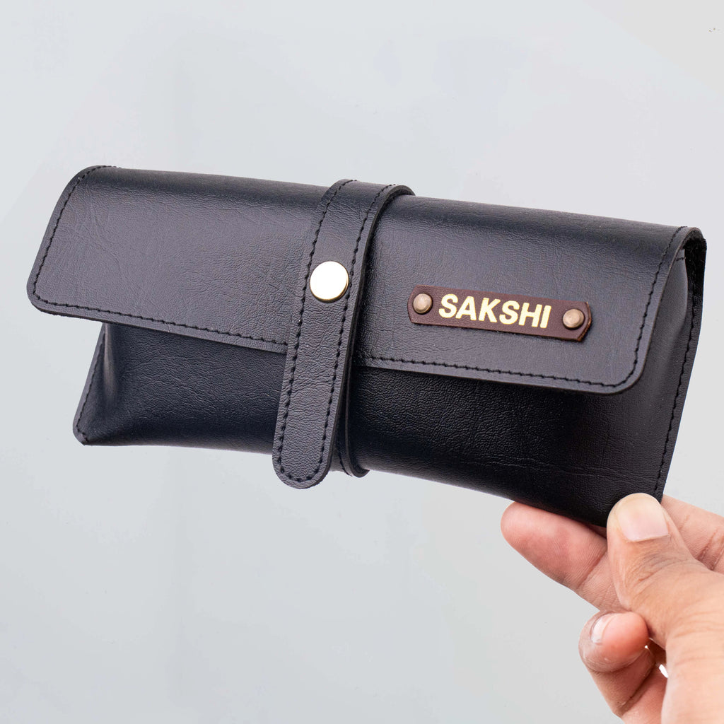 PERSONALISED EYEWEAR CASE - BLACK