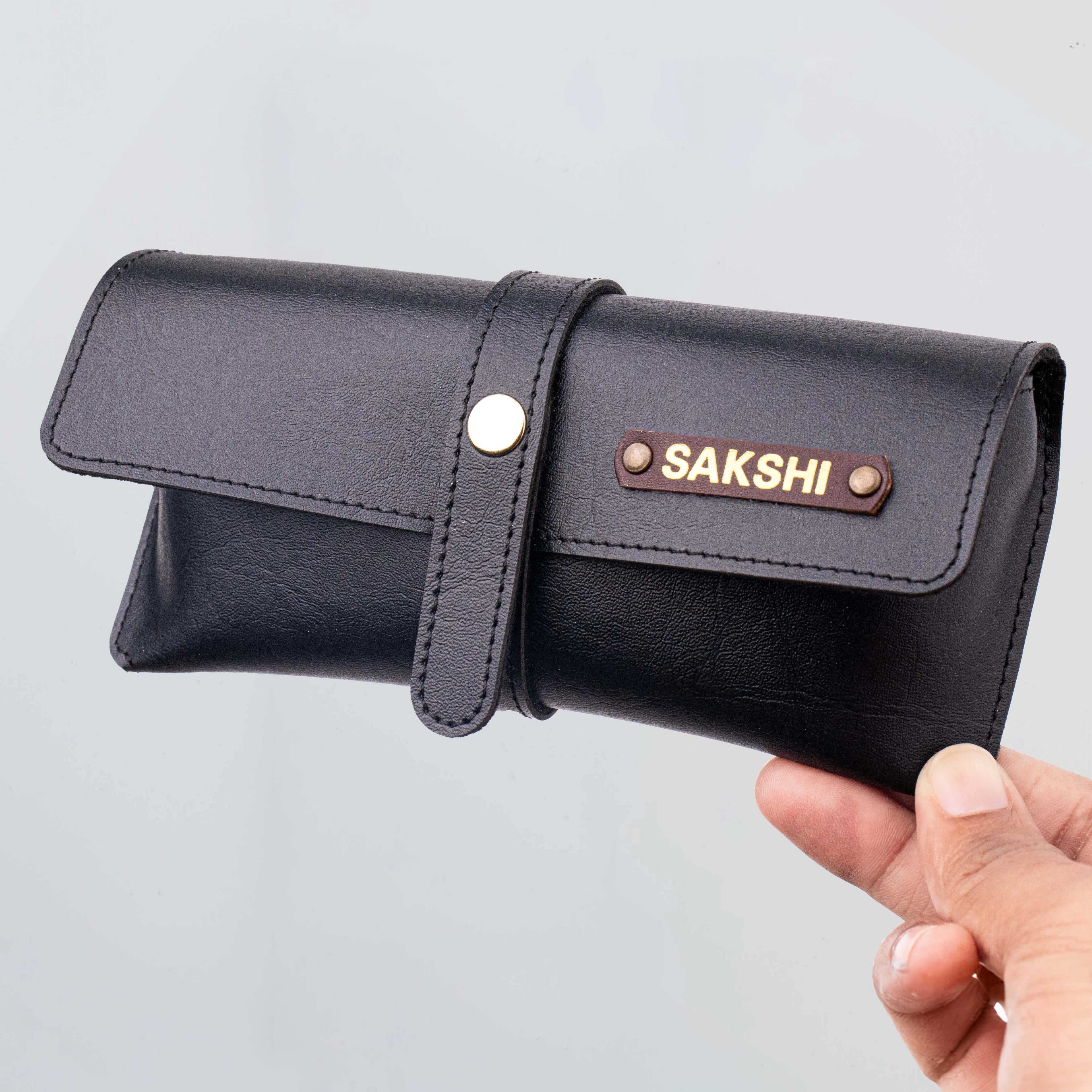 PERSONALISED EYEWEAR CASE - BLACK
