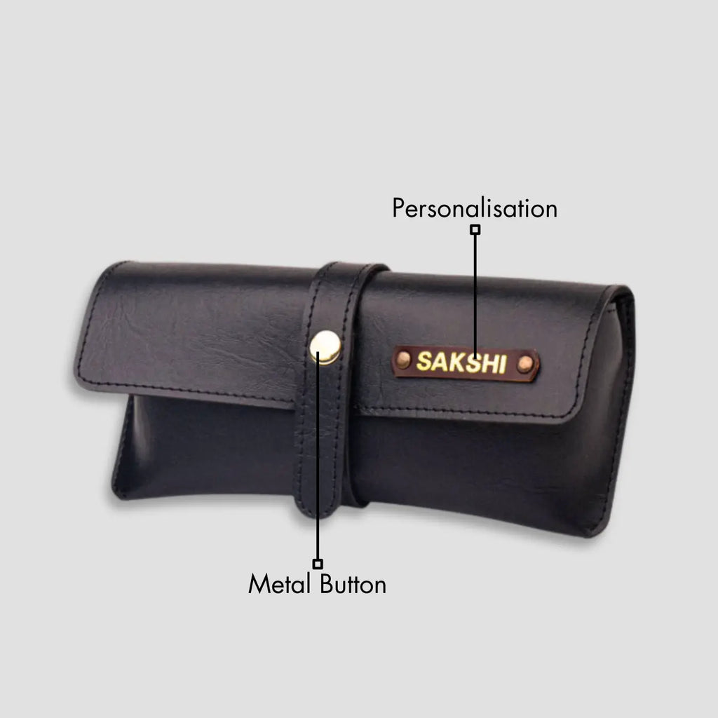 PERSONALISED EYEWEAR CASE - BLACK