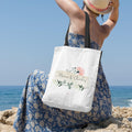 Floral Botanical Custom Couple Name Tote Bag - Gift Lift