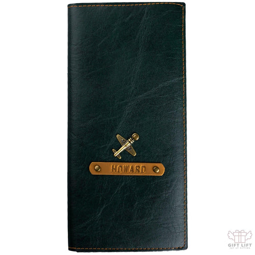 Forest Green Travel Folder