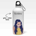 Girls Portraits Art Custom Sipper Bottle - Gift Lift