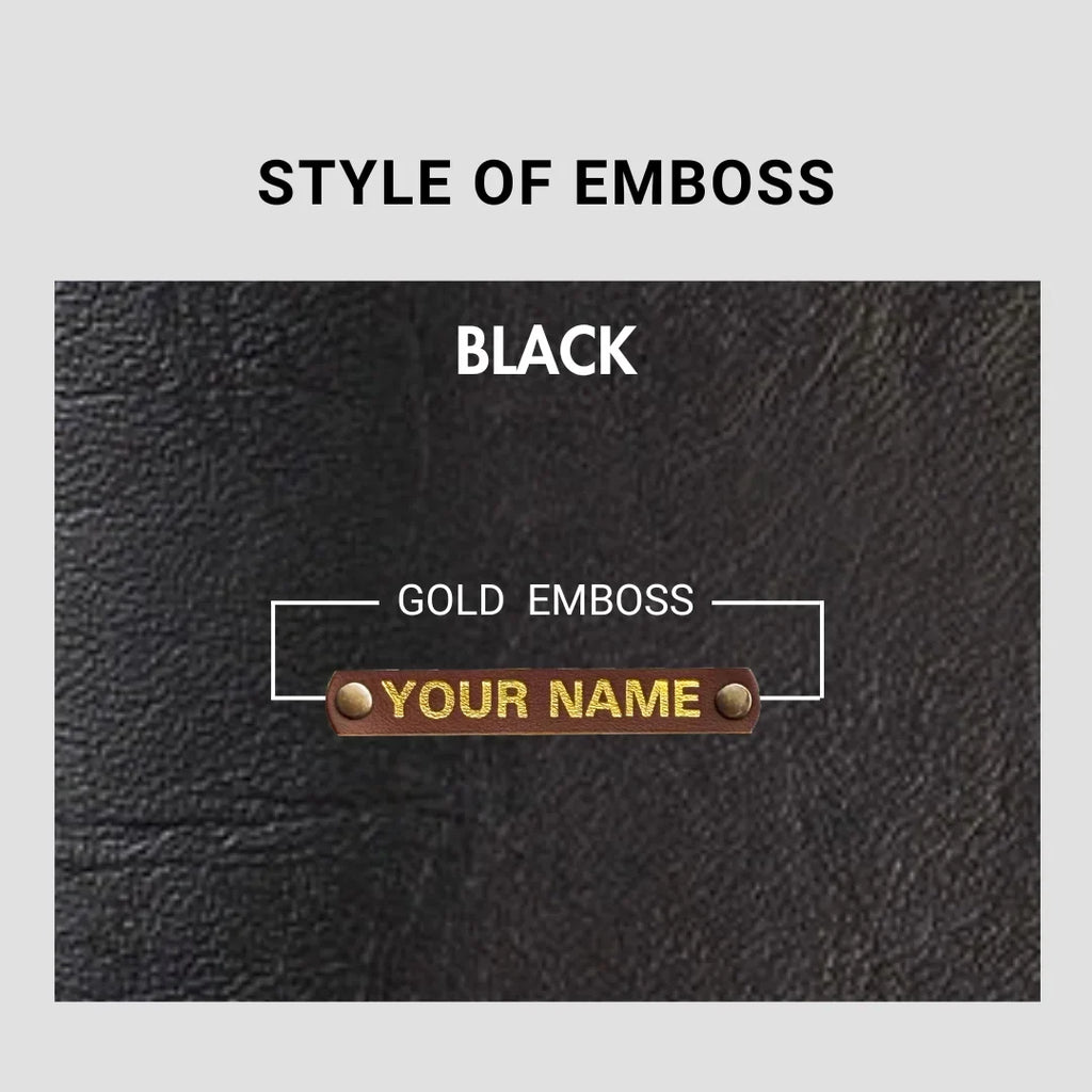 PERSONALISED EYEWEAR CASE - BLACK