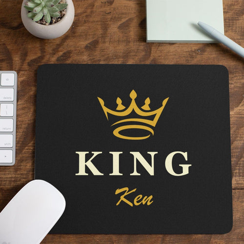 King Crown Custom Name Mouse Pad - Gift Lift
